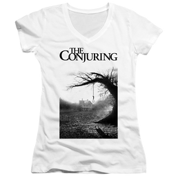 Conjuring, The Poster - Juniors V-Neck T-Shirt Juniors V-Neck T-Shirt Conjuring   