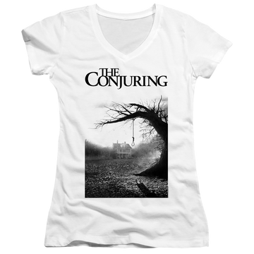 Conjuring, The Poster - Juniors V-Neck T-Shirt Juniors V-Neck T-Shirt Conjuring   