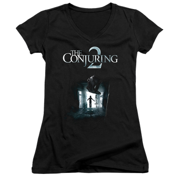 Conjuring, The Poster - Juniors V-Neck T-Shirt Juniors V-Neck T-Shirt Conjuring   
