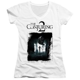 Conjuring, The Poster - Juniors V-Neck T-Shirt Juniors V-Neck T-Shirt Conjuring   