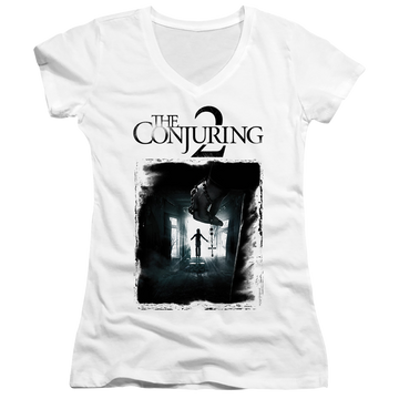 Conjuring, The Poster - Juniors V-Neck T-Shirt Juniors V-Neck T-Shirt Conjuring   