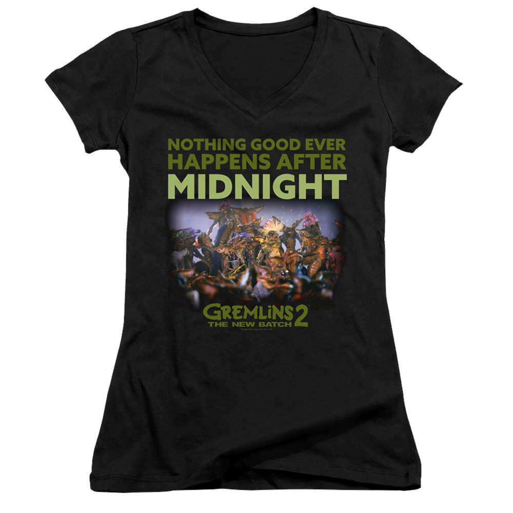 Gremlins After Midnight - Juniors V-Neck T-Shirt Juniors V-Neck T-Shirt Gremlins   