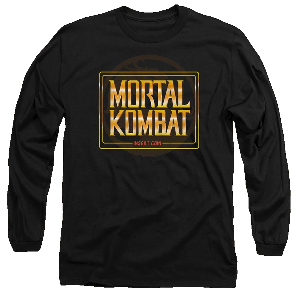 Mortal Kombat Insert Coin - Men's Long Sleeve T-Shirt Men's Long Sleeve T-Shirt Mortal Kombat   