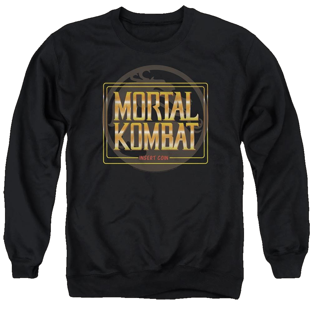 Mortal Kombat Insert Coin - Men's Crewneck Sweatshirt Men's Crewneck Sweatshirt Mortal Kombat   
