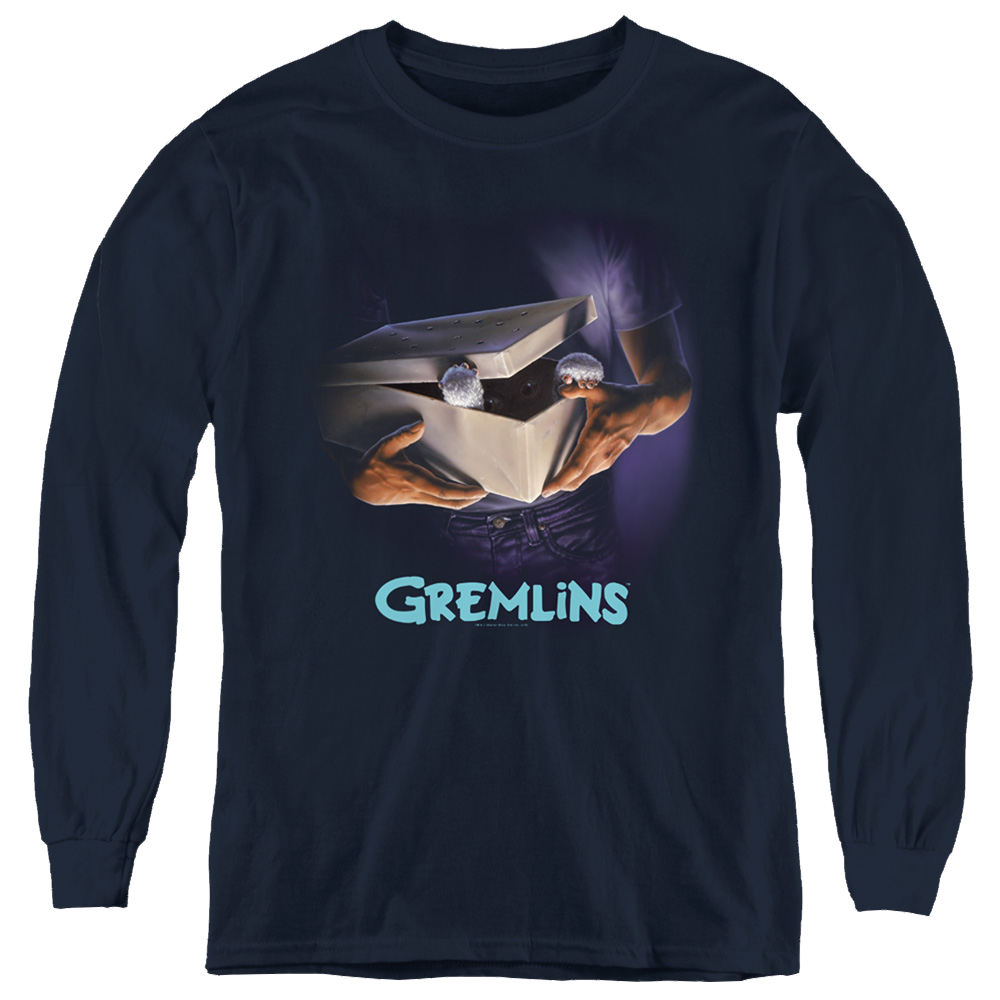 Gremlins Original Poster - Youth Long Sleeve T-Shirt Youth Long Sleeve T-Shirt Gremlins   
