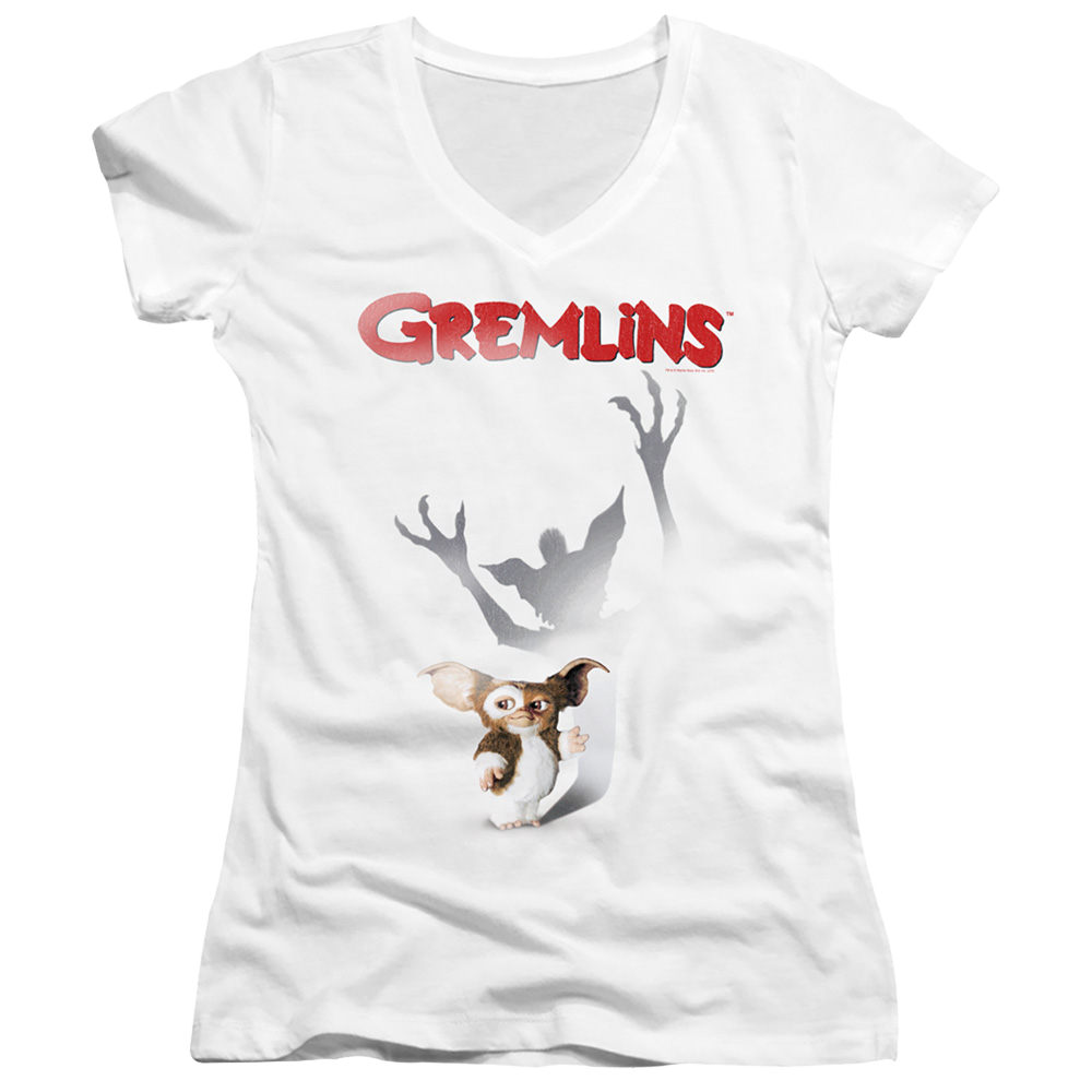 Gremlins Shadow - Juniors V-Neck T-Shirt Juniors V-Neck T-Shirt Gremlins   
