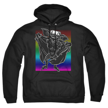 Black pullover hoodie with Gremlins Cool Gradient graphic