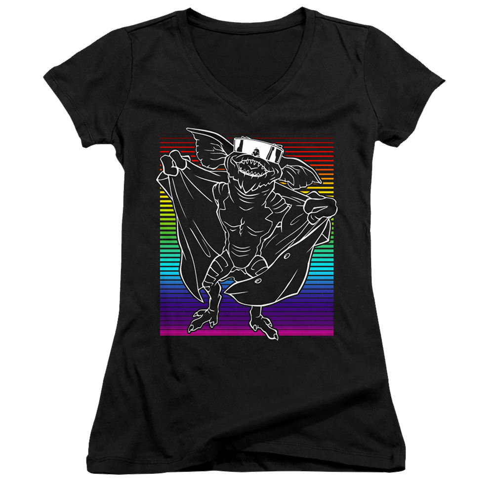 Gremlins Cool Gradient - Juniors V-Neck T-Shirt Juniors V-Neck T-Shirt Gremlins   