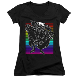 Gremlins Cool Gradient - Juniors V-Neck T-Shirt Juniors V-Neck T-Shirt Gremlins   