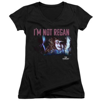 Exorcist, The Your Mother - Juniors V-Neck T-Shirt Juniors V-Neck T-Shirt Exorcist   