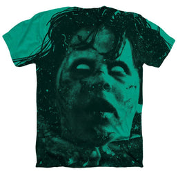 Exorcist, The Regan Face - Men's All-Over Heather T-Shirt Men's All-Over Heather T-Shirt Exorcist   