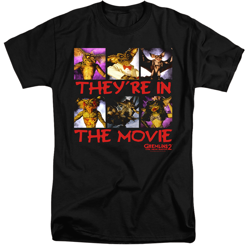 Gremlins In The Movie - Men's Tall Fit T-Shirt Men's Tall Fit T-Shirt Gremlins   