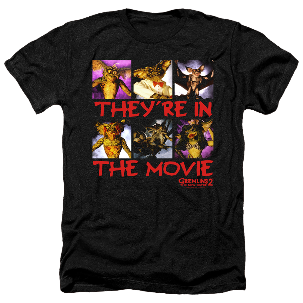 Gremlins In The Movie - Men's Heather T-Shirt Men's Heather T-Shirt Gremlins   