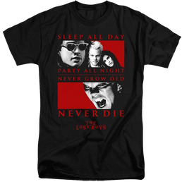 Lost Boys, The Never Die - Men's Tall Fit T-Shirt Men's Tall Fit T-Shirt Lost Boys   
