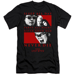 Lost Boys, The Never Die - Men's Premium Slim Fit T-Shirt Men's Premium Slim Fit T-Shirt Lost Boys   