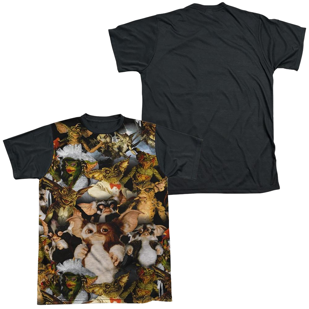 Gremlins Pack Of Gremlins - Men's Black Back T-Shirt Men's Black Back T-Shirt Gremlins   