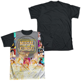 Mortal Kombat Choose Your Fighter - Men's Black Back T-Shirt Men's Black Back T-Shirt Mortal Kombat   