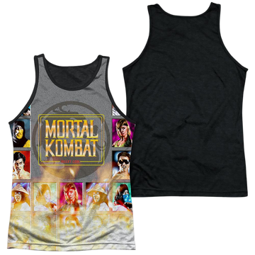 Mortal Kombat Choose Your Fighter - Men's Black Back Tank Top Men's Black Back Tank Mortal Kombat   
