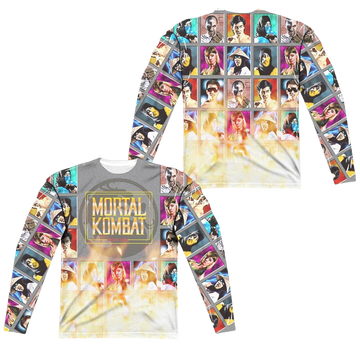 Mortal Kombat Choose Your Fighter - Men's All-Over Print Long Sleeve Men's All-Over Print Long Sleeve Mortal Kombat   