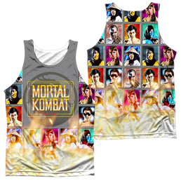 Mortal Kombat Choose Your Fighter - Men's All Over Print Tank Top Men's All Over Print Tank Mortal Kombat   