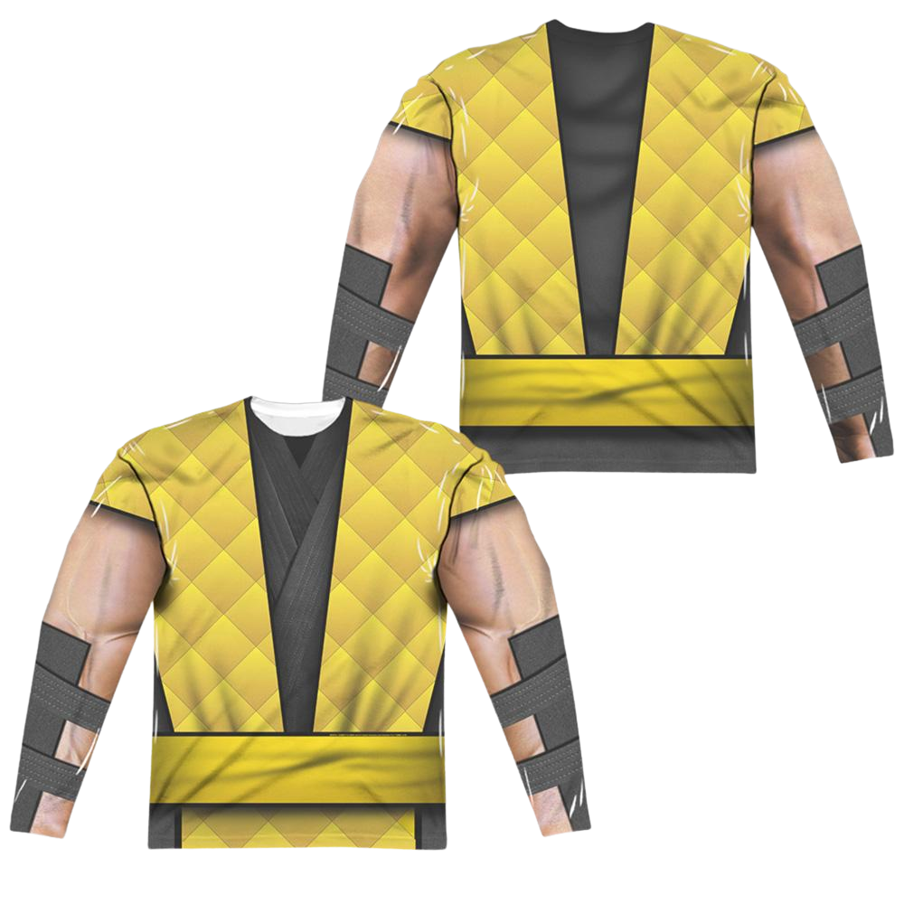 Mortal Kombat Scorpion Outfit - Men's All-Over Print Long Sleeve Men's All-Over Print Long Sleeve Mortal Kombat   