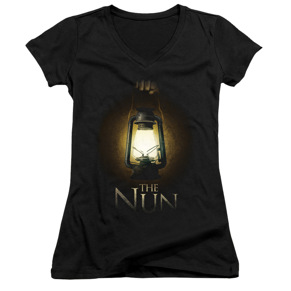Nun, The Lantern - Juniors V-Neck T-Shirt Juniors V-Neck T-Shirt NUN   