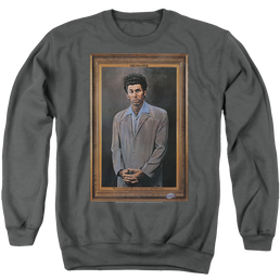 Seinfeld Kramer Portrait - Men's Crewneck Sweatshirt Men's Crewneck Sweatshirt Seinfeld   