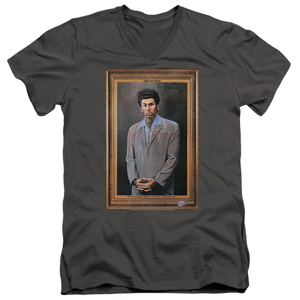 Seinfeld Kramer Portrait - Men's V-Neck T-Shirt Men's V-Neck T-Shirt Seinfeld   