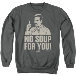 Seinfeld No Soup - Men's Crewneck Sweatshirt Men's Crewneck Sweatshirt Seinfeld   