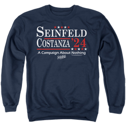 Seinfeld Election Tee - Men's Crewneck Sweatshirt Men's Crewneck Sweatshirt Seinfeld   