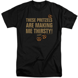 Seinfeld Pretzels Thirsty - Men's Tall Fit T-Shirt Men's Tall Fit T-Shirt Seinfeld   