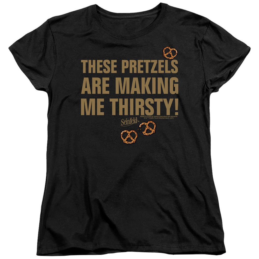 Seinfeld Pretzels Thirsty - Women's T-Shirt Women's T-Shirt Seinfeld   