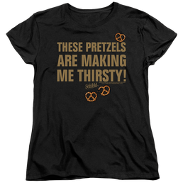 Seinfeld Pretzels Thirsty - Women's T-Shirt Women's T-Shirt Seinfeld   