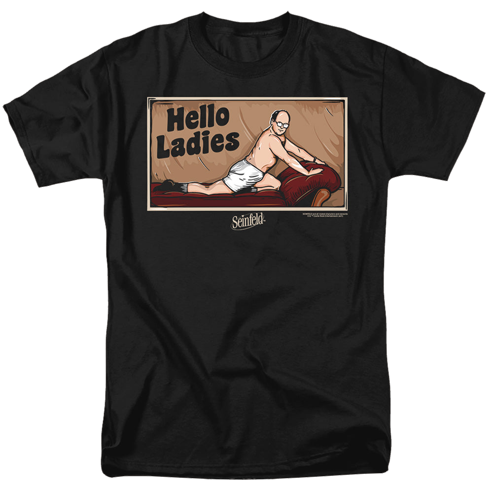 Seinfeld Hello Ladies - Men's Regular Fit T-Shirt Men's Regular Fit T-Shirt Seinfeld   
