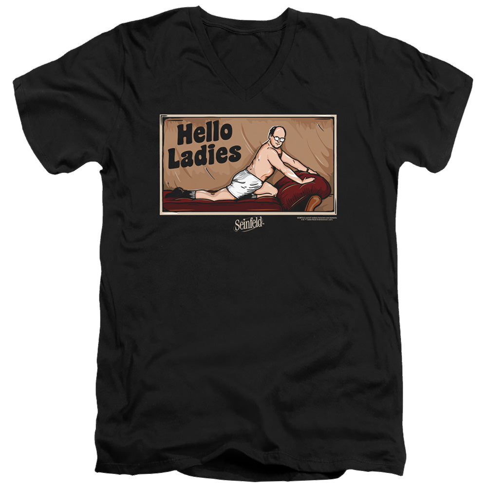 Seinfeld Hello Ladies - Men's V-Neck T-Shirt Men's V-Neck T-Shirt Seinfeld   