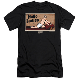 Seinfeld Hello Ladies - Men's Premium Slim Fit T-Shirt Men's Premium Slim Fit T-Shirt Seinfeld   