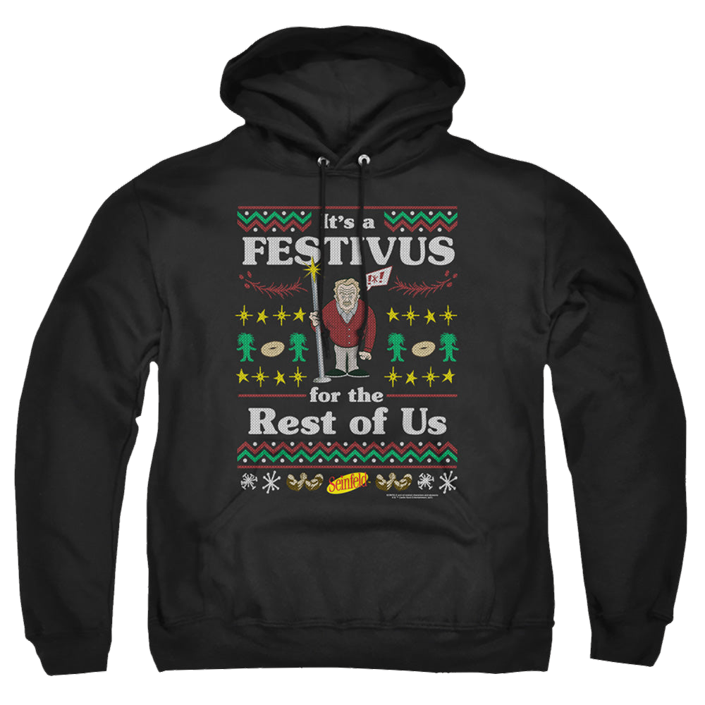 Seinfeld Festive Festivus - Pullover Hoodie Pullover Hoodie Seinfeld   
