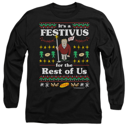 Seinfeld Festive Festivus - Men's Long Sleeve T-Shirt Men's Long Sleeve T-Shirt Seinfeld   