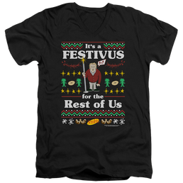 Seinfeld Festive Festivus - Men's V-Neck T-Shirt Men's V-Neck T-Shirt Seinfeld   