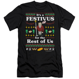 Seinfeld Festive Festivus - Men's Premium Slim Fit T-Shirt Men's Premium Slim Fit T-Shirt Seinfeld   
