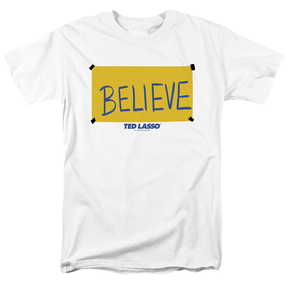 Ted Lasso Ted Lasso Believe Sign - Men's Regular Fit T-Shirt Men's Regular Fit T-Shirt Ted Lasso   
