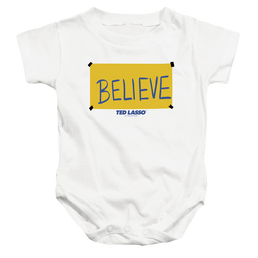 Ted Lasso Ted Lasso Believe Sign - Baby Bodysuit Baby Bodysuit Ted Lasso   