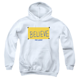 Ted Lasso Ted Lasso Believe Sign - Youth Hoodie Youth Hoodie (Ages 8-12) Ted Lasso   