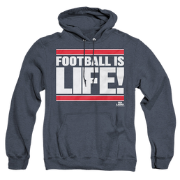 Ted Lasso Football Is Life - Heather Pullover Hoodie Heather Pullover Hoodie Ted Lasso   