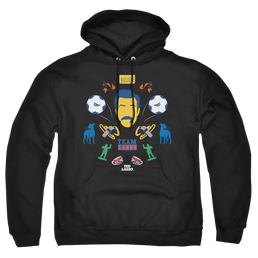 Ted Lasso Ted Lasso Icon Collage - Pullover Hoodie Pullover Hoodie Ted Lasso   