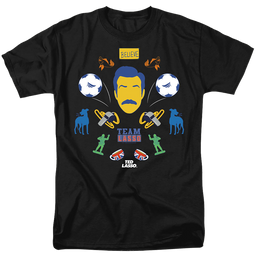 Ted Lasso Ted Lasso Icon Collage - Men's Regular Fit T-Shirt Men's Regular Fit T-Shirt Ted Lasso   