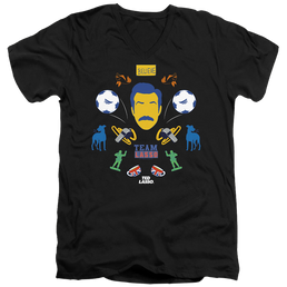 Ted Lasso Ted Lasso Icon Collage - Men's V-Neck T-Shirt Men's V-Neck T-Shirt Ted Lasso   
