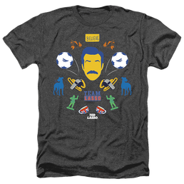 Ted Lasso Ted Lasso Icon Collage - Men's Heather T-Shirt Men's Heather T-Shirt Ted Lasso   
