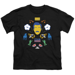 Ted Lasso Ted Lasso Icon Collage - Youth T-Shirt Youth T-Shirt (Ages 8-12) Ted Lasso   