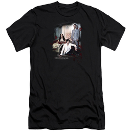 Vampire Diaries, The 3 + 1 - Men's Premium Slim Fit T-Shirt Men's Premium Slim Fit T-Shirt The Vampire Diaries   